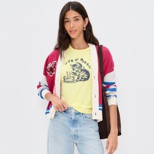 MOTHER DENIM ‘The Lil Goodie Goodie Tee’ (I’m Over It)